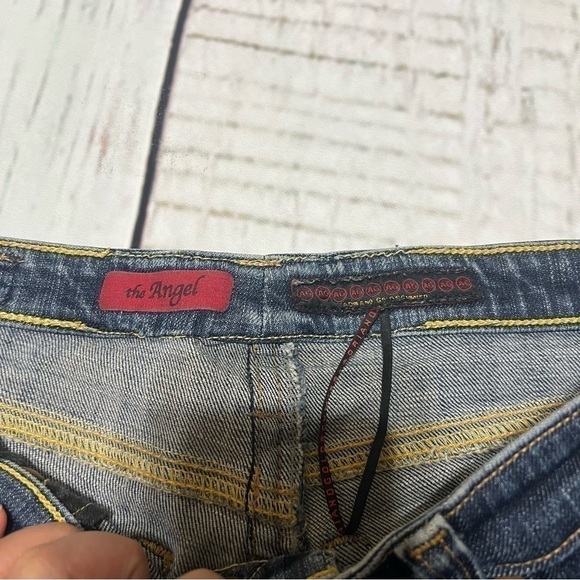 ADRIANO GOLDSCHMIED “Angel” jeans from early Y2K. Boot cut flare Vintage 31R GUC - Picture 4 of 16